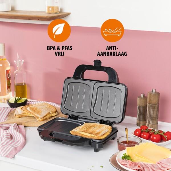 Grote foto tristar tosti apparaat sa 3060 tosti ijzer met anti aanbaklaag tosti maker met schelpvorm 900w witgoed en apparatuur algemeen
