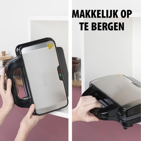 Grote foto tristar tosti apparaat sa 3060 tosti ijzer met anti aanbaklaag tosti maker met schelpvorm 900w witgoed en apparatuur algemeen