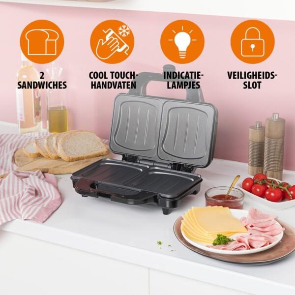 Grote foto tristar tosti apparaat sa 3060 tosti ijzer met anti aanbaklaag tosti maker met schelpvorm 900w witgoed en apparatuur algemeen