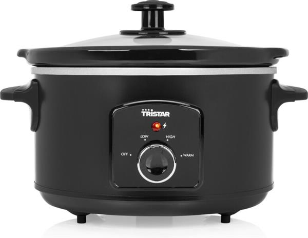 Grote foto tristar slowcooker vs 3915 met uitneembare keramische binnenpan 3.5 liter warmhoudfunctie zw huis en inrichting keukenbenodigdheden