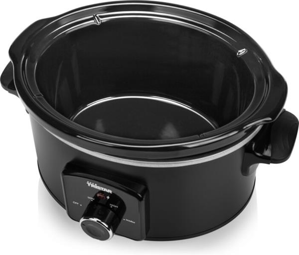 Grote foto tristar slowcooker vs 3915 met uitneembare keramische binnenpan 3.5 liter warmhoudfunctie zw huis en inrichting keukenbenodigdheden