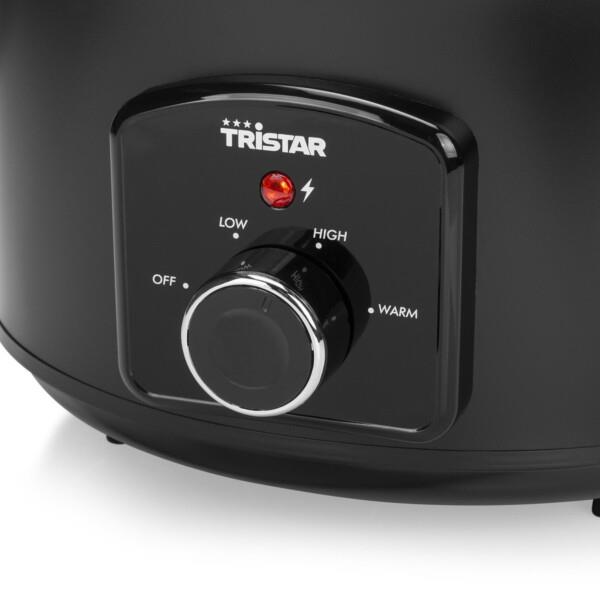 Grote foto tristar slowcooker vs 3915 met uitneembare keramische binnenpan 3.5 liter warmhoudfunctie zw huis en inrichting keukenbenodigdheden