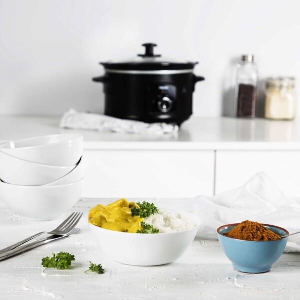Grote foto tristar slowcooker vs 3915 met uitneembare keramische binnenpan 3.5 liter warmhoudfunctie zw huis en inrichting keukenbenodigdheden