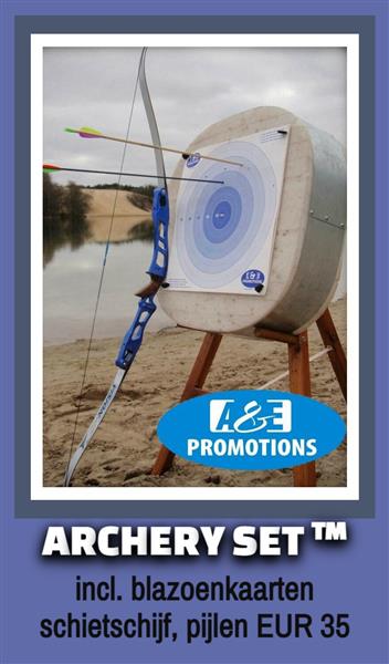 Grote foto schietkaart buks verkoop handboog kaarten sport en fitness overige sport en fitness