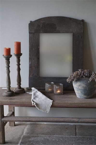 Grote foto spiegel old farm oud hout h80 x b60 cm huis en inrichting woningdecoratie