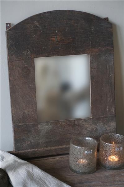 Grote foto spiegel old farm oud hout h54 x b40 cm huis en inrichting woningdecoratie