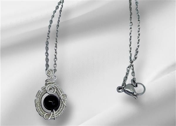 Grote foto onyx ketting sieraden tassen en uiterlijk kettingen