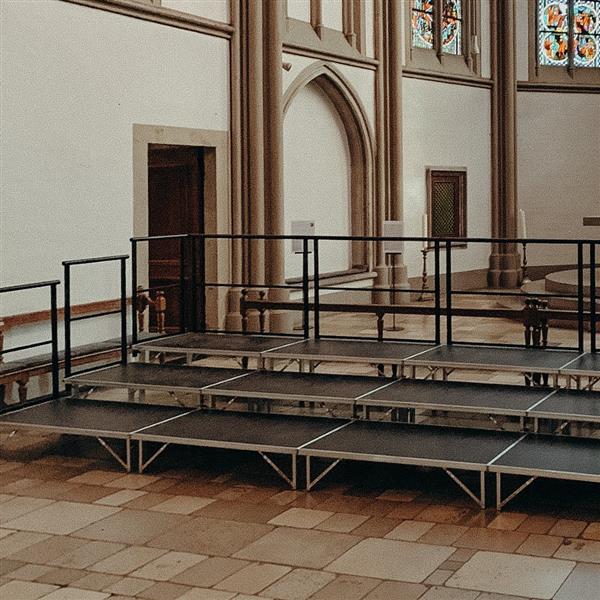 Grote foto podiumdeel 70 x 140 cm 15 kg muziek en instrumenten theaterbelichting