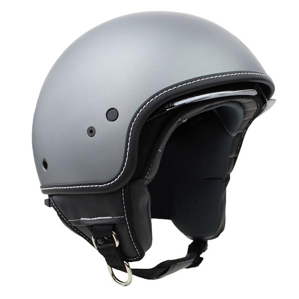 Grote foto motocubo beetle jethelm met vizier mat titanium maat s outlet motoren kleding