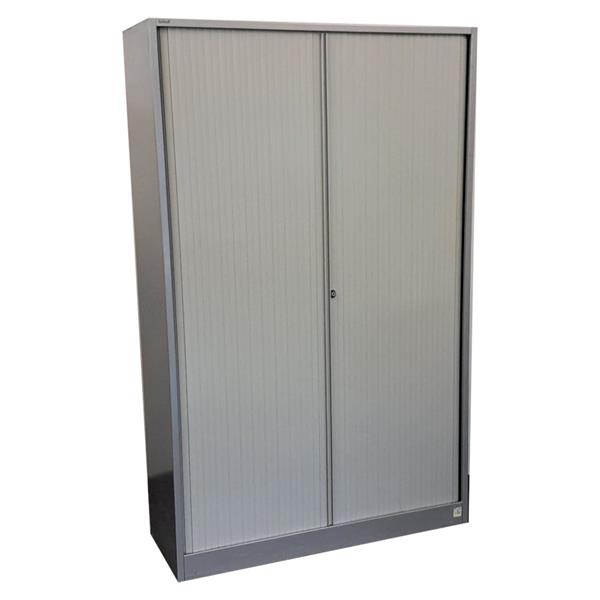 Grote foto roldeurkast zilvergrijs lichtgrijs 195 x 120 x 45 huis en inrichting overige