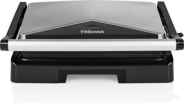 Grote foto tristar contactgrill gr 2854 panini grill tosti ijzer zwevende bovendeksel anti aanbaklaag witgoed en apparatuur algemeen