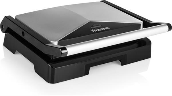Grote foto tristar contactgrill gr 2854 panini grill tosti ijzer zwevende bovendeksel anti aanbaklaag witgoed en apparatuur algemeen