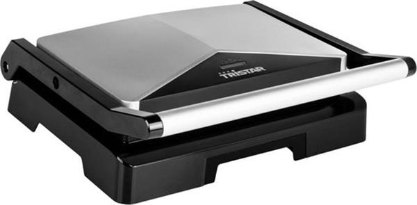 Grote foto tristar contactgrill gr 2854 panini grill tosti ijzer zwevende bovendeksel anti aanbaklaag witgoed en apparatuur algemeen