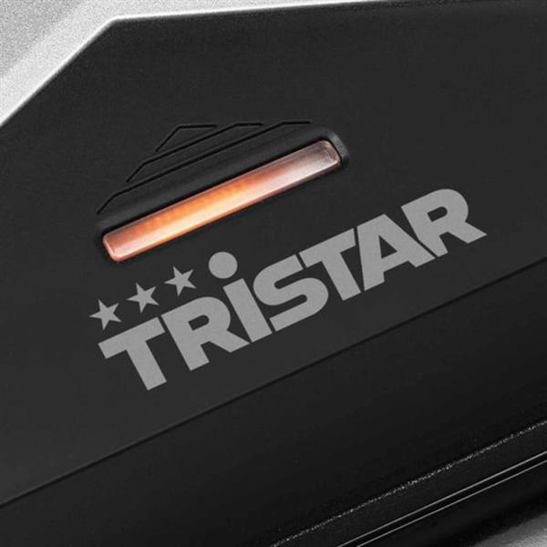 Grote foto tristar contactgrill gr 2854 panini grill tosti ijzer zwevende bovendeksel anti aanbaklaag witgoed en apparatuur algemeen