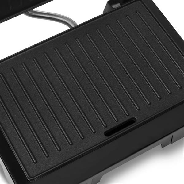 Grote foto tristar contactgrill gr 2854 panini grill tosti ijzer zwevende bovendeksel anti aanbaklaag witgoed en apparatuur algemeen