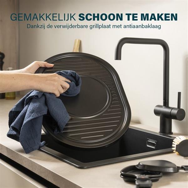Grote foto princess gourmetstel 162700 raclette oval grill party speciaal cr pegedeelte 8 personen 43 x huis en inrichting keukenbenodigdheden