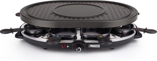 Grote foto princess gourmetstel 162700 raclette oval grill party speciaal cr pegedeelte 8 personen 43 x huis en inrichting keukenbenodigdheden