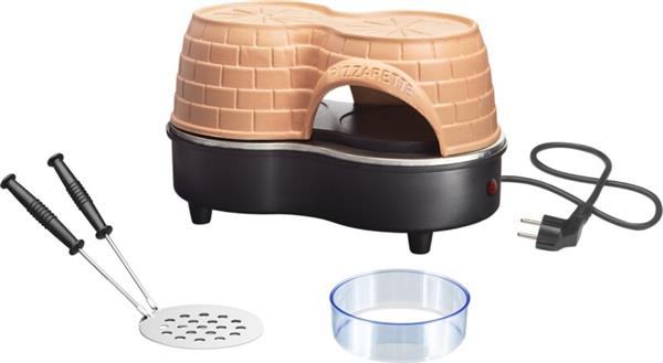 Grote foto emerio duo po 122250 pizzarette 2 persoons pre bake functie handgemaakte terracotta koepel huis en inrichting keukenbenodigdheden