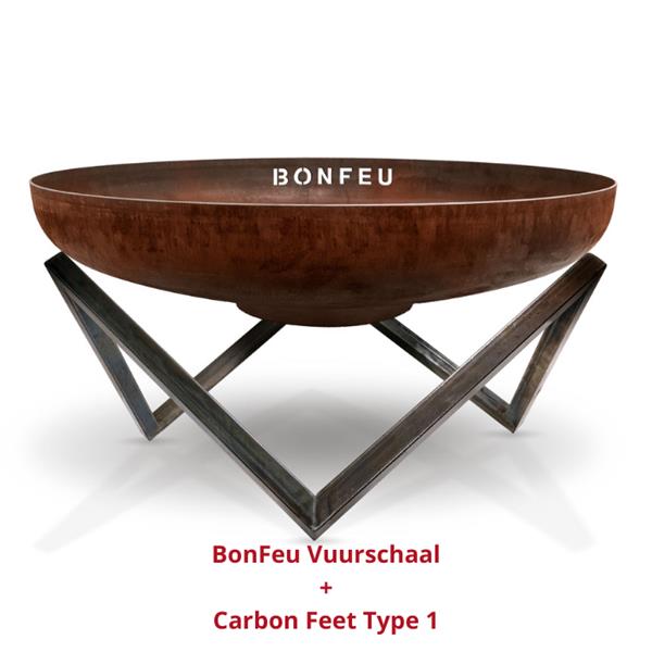 Grote foto bonfeu fire bowl 80 corten huis en inrichting woningdecoratie