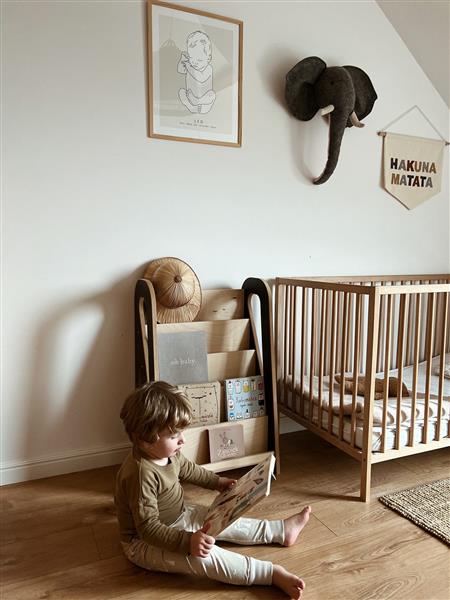 Grote foto boekenrek slim gray gray s kinderen en baby complete kinderkamers