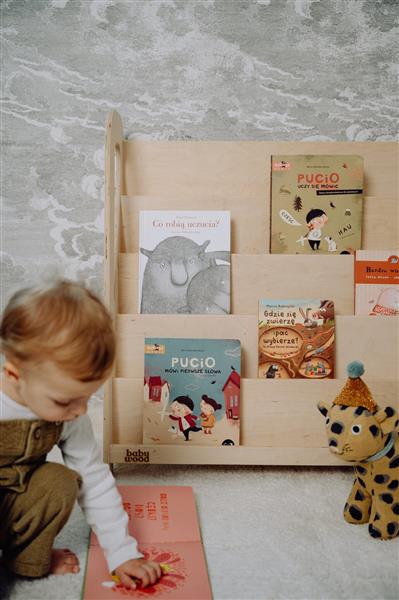 Grote foto boekenkrek slim natural natural s kinderen en baby complete kinderkamers