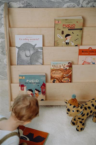Grote foto boekenkrek slim natural natural s kinderen en baby complete kinderkamers
