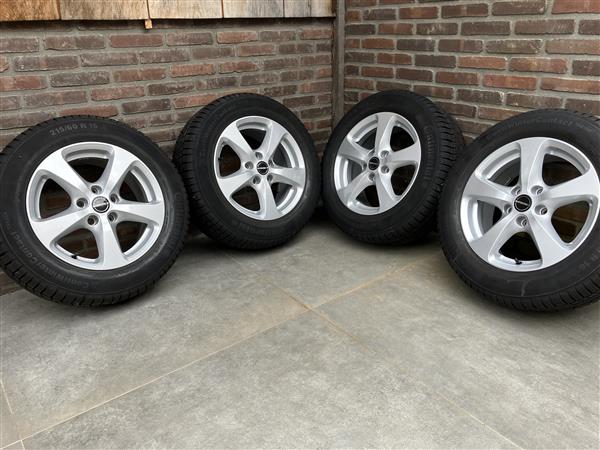 Grote foto set borbet velgen met winterbanden 215 60 r16 auto onderdelen banden en velgen