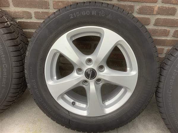 Grote foto set borbet velgen met winterbanden 215 60 r16 auto onderdelen banden en velgen