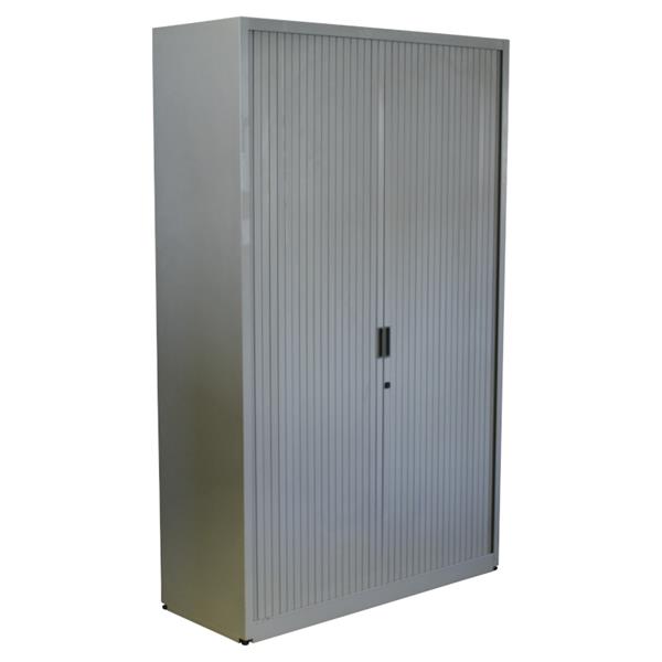 Grote foto roldeurkast zilvergrijs zilvergrijs 195 x 120 x 47 huis en inrichting overige