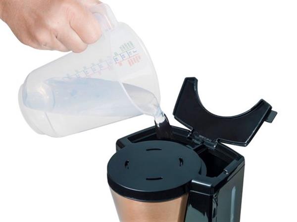 Grote foto bestron koffiezetapparaat voor filterkoffie filterkoffiemachine met thermoskan voor 8 kopjes 900w witgoed en apparatuur koffiemachines en espresso apparaten