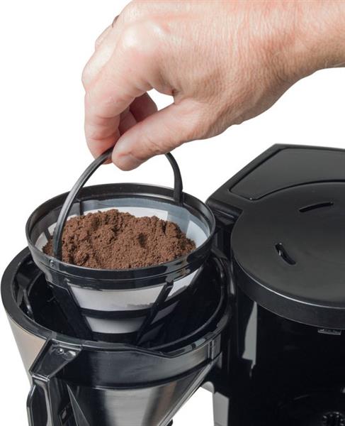 Grote foto bestron koffiezetapparaat voor filterkoffie filterkoffiemachine met thermoskan voor 8 kopjes 900w witgoed en apparatuur koffiemachines en espresso apparaten