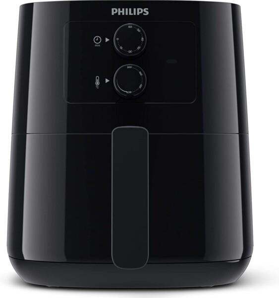 Grote foto philips essential rapid air technologie hd9200 airfryer 0 8 kg 4 1l zwart verpakking besch huis en inrichting keukenbenodigdheden
