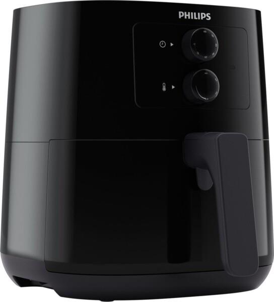 Grote foto philips essential rapid air technologie hd9200 airfryer 0 8 kg 4 1l zwart verpakking besch huis en inrichting keukenbenodigdheden