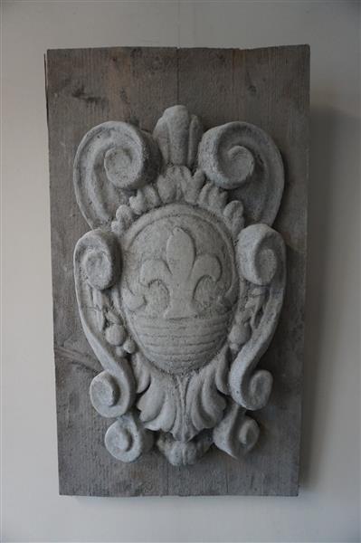 Grote foto wandpaneel franse lelie h69 5 x b39 x d12 cm huis en inrichting woningdecoratie