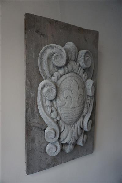 Grote foto wandpaneel franse lelie h69 5 x b39 x d12 cm huis en inrichting woningdecoratie