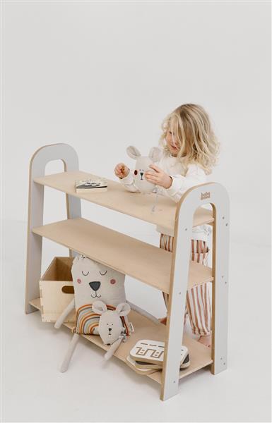 Grote foto opbergtoren slim black black s kinderen en baby complete kinderkamers