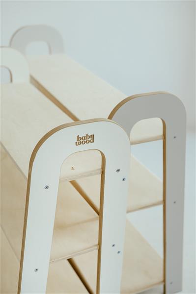 Grote foto opbergtoren slim black black s kinderen en baby complete kinderkamers