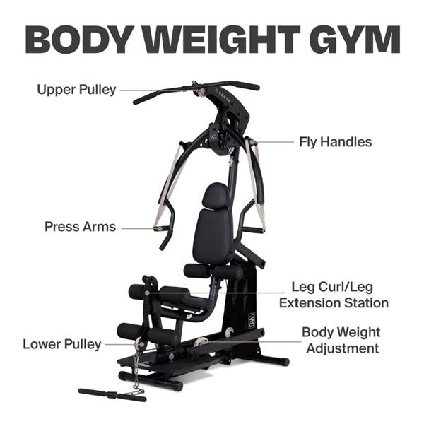 Grote foto centr body weight home gym krachtstation sport en fitness fitness