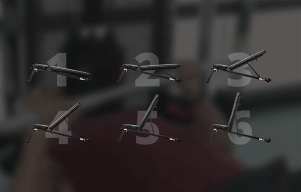 Grote foto inspire flb2 inklapbare trainingsbank sport en fitness fitness