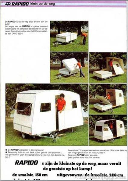 Grote foto vouwcaravan rapido confort caravans en kamperen caravans