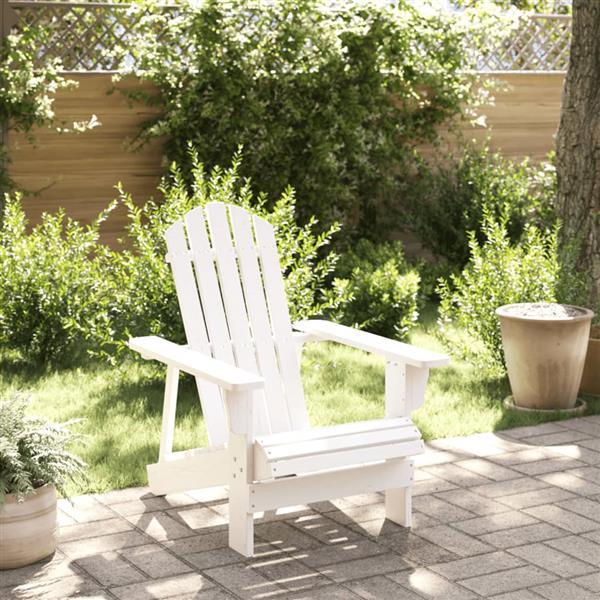 Grote foto vidaxl stoel adirondack 69x85x90 5 cm massief vurenhout tuin en terras tuinmeubelen