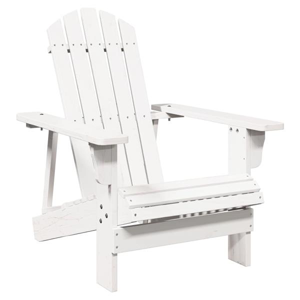 Grote foto vidaxl stoel adirondack 69x85x90 5 cm massief vurenhout tuin en terras tuinmeubelen