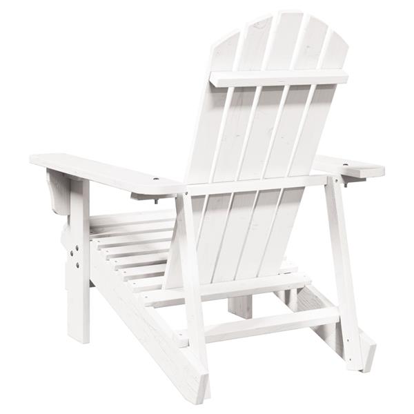 Grote foto vidaxl stoel adirondack 69x85x90 5 cm massief vurenhout tuin en terras tuinmeubelen