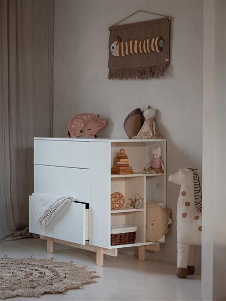 Grote foto commode basic met boekenkast white commode basic white kinderen en baby complete kinderkamers