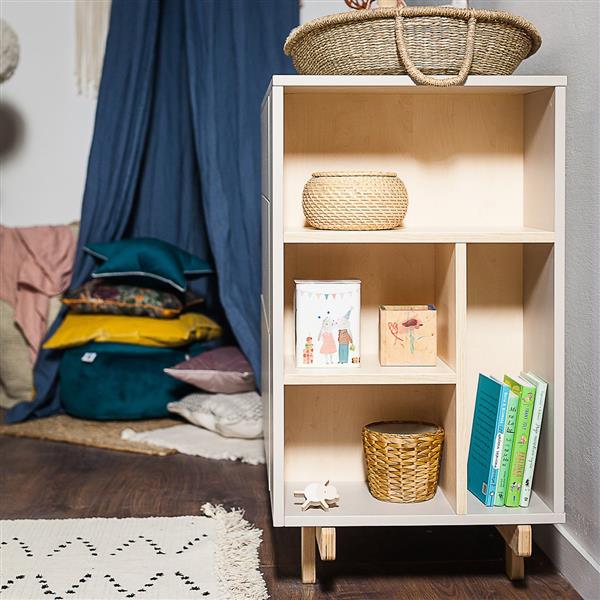 Grote foto commode basic met boekenkast white commode basic white kinderen en baby complete kinderkamers