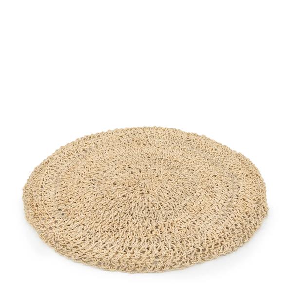 Grote foto de seagrass placemat rond naturel huis en inrichting woningdecoratie