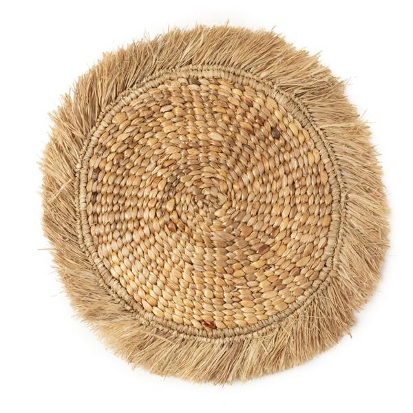 Grote foto de water hyacinth raffia placemat naturel huis en inrichting woningdecoratie