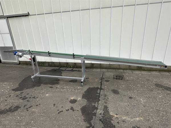 Grote foto bck transportband 425 x 20 cm 50 cm rollenbaan agrarisch transportbanden