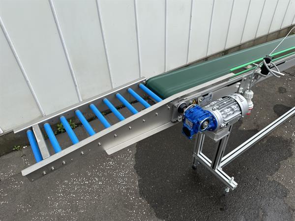 Grote foto bck transportband 425 x 20 cm 50 cm rollenbaan agrarisch transportbanden