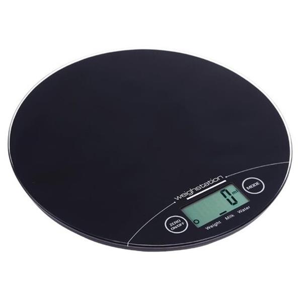 Grote foto weighstation elektronische ronde weegschaal 5kg diversen overige diversen